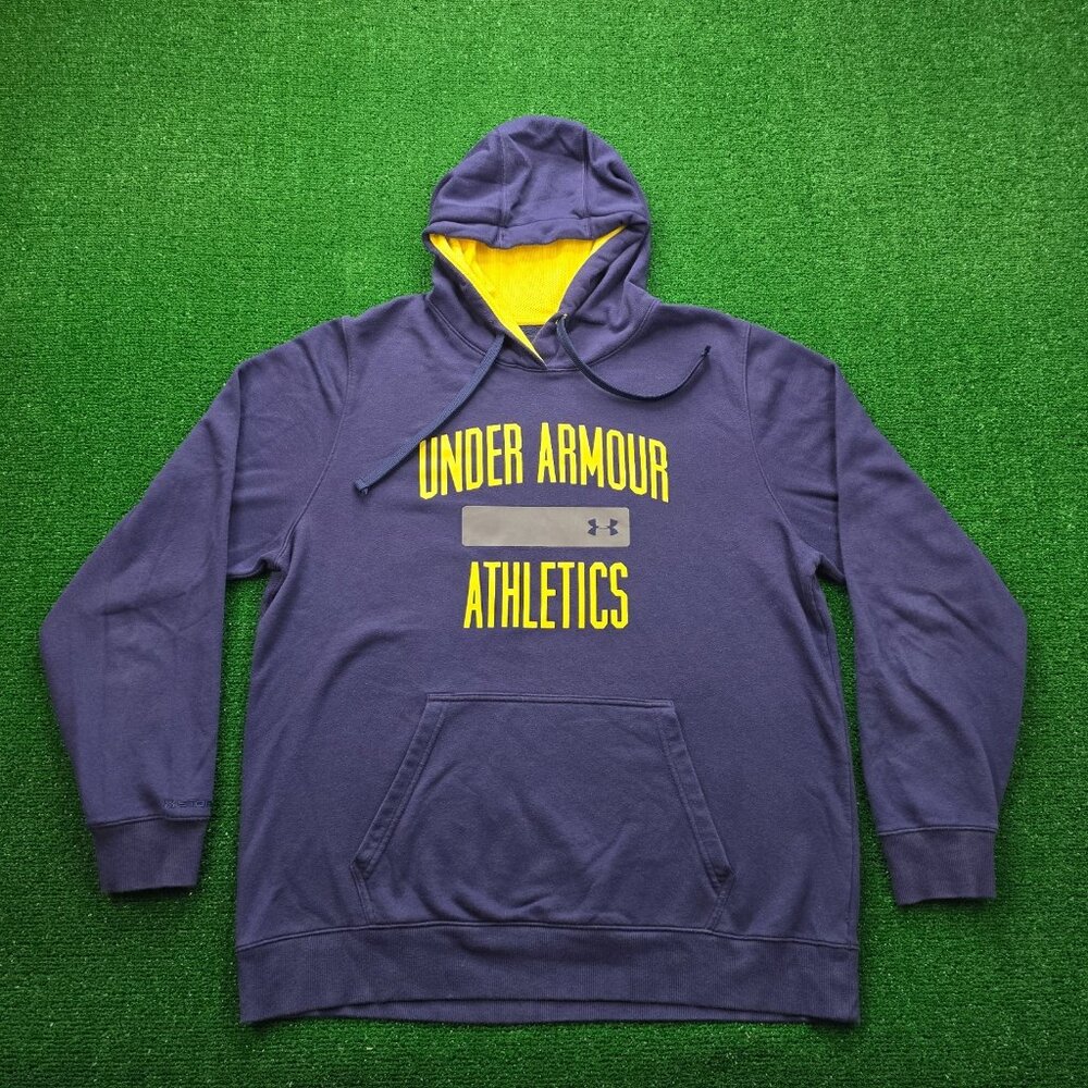 Under Armour Storm‎ Hoodie Mens XL Blue Sweatshirt Pullover Athletics Outdoor